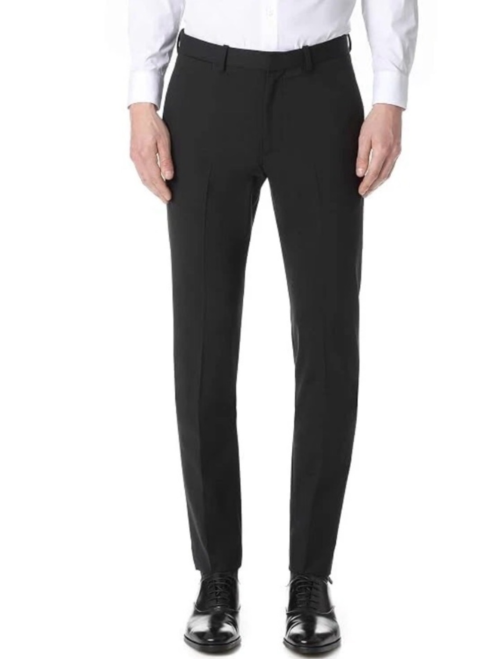 Theory Men's Jake W.New Tailor 2 Virgin Wool Dress Pant In Black Size: 31x 26.5.